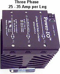 din rail 3 phase solid state contactors