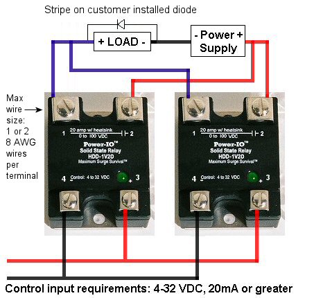 dual mosfet relays