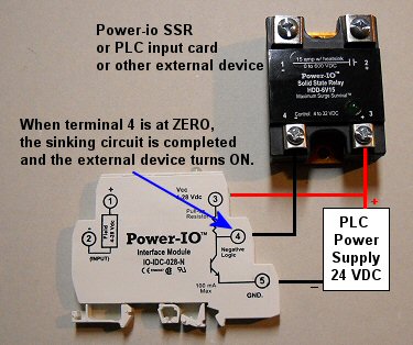 IO Sinking Circuit