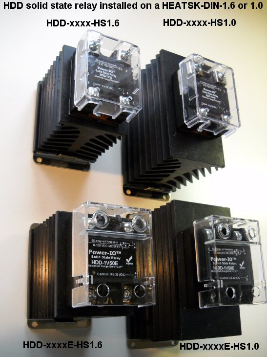 SSR heat sinks